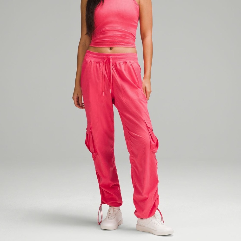 Lululemon Dance Studio Relaxed Fit MR Cargo Pant in Glaze Pink